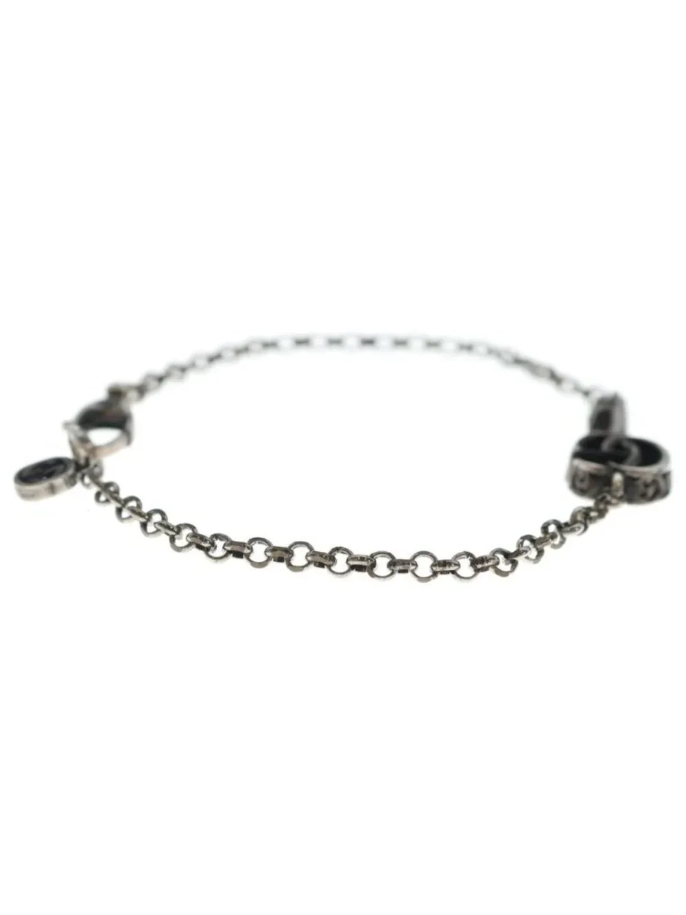 Gucci Double G Key Bracelet Silver